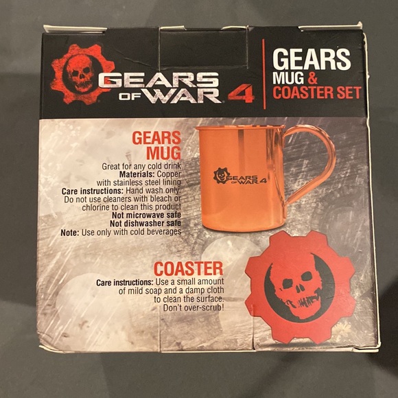 Brand new Gears of War 4 Copper Mug & Coaster Set - Picture 3 of 6